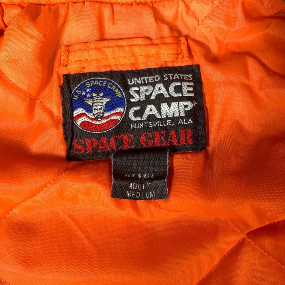 Space gear top gun nasa tomcat f-14 Bomber Jacket usaf vintage USA aviator - Picture 8 of 12